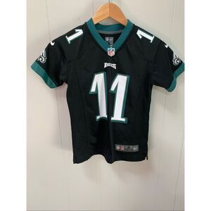 Nike #11 Carson Wentz Philadelphia Eagles Game Jersey Youth Small